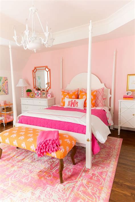 pink preppy room decor